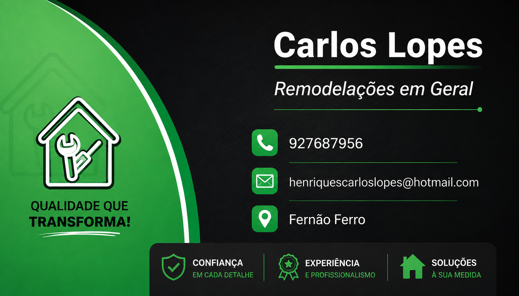 Carlos remodelaçoes