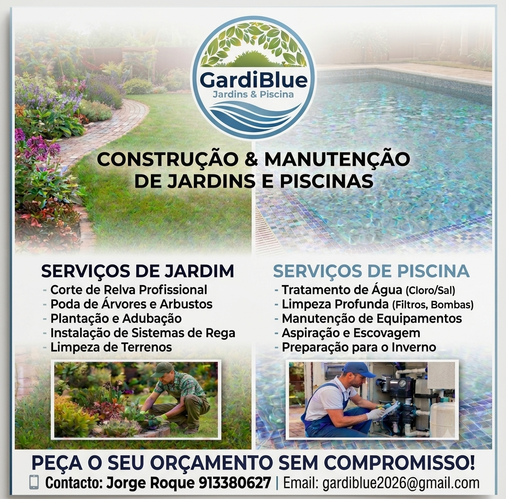 Jorge Roque - Manutenção de jardins e piscinas