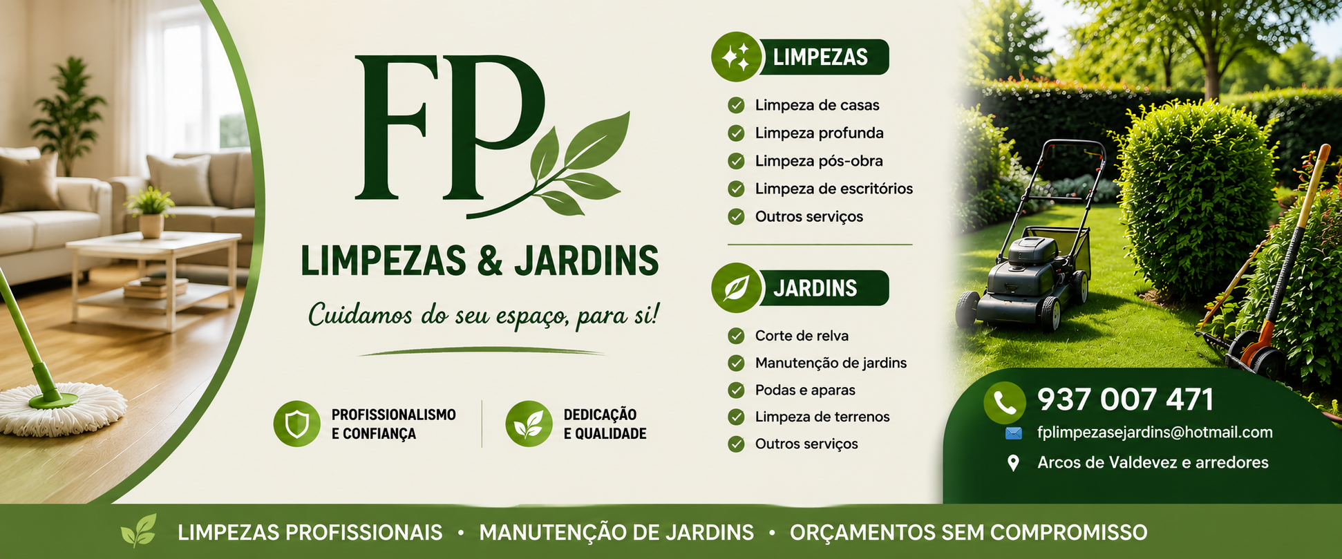 FP LIMPEZAS & JARDINS 🌿