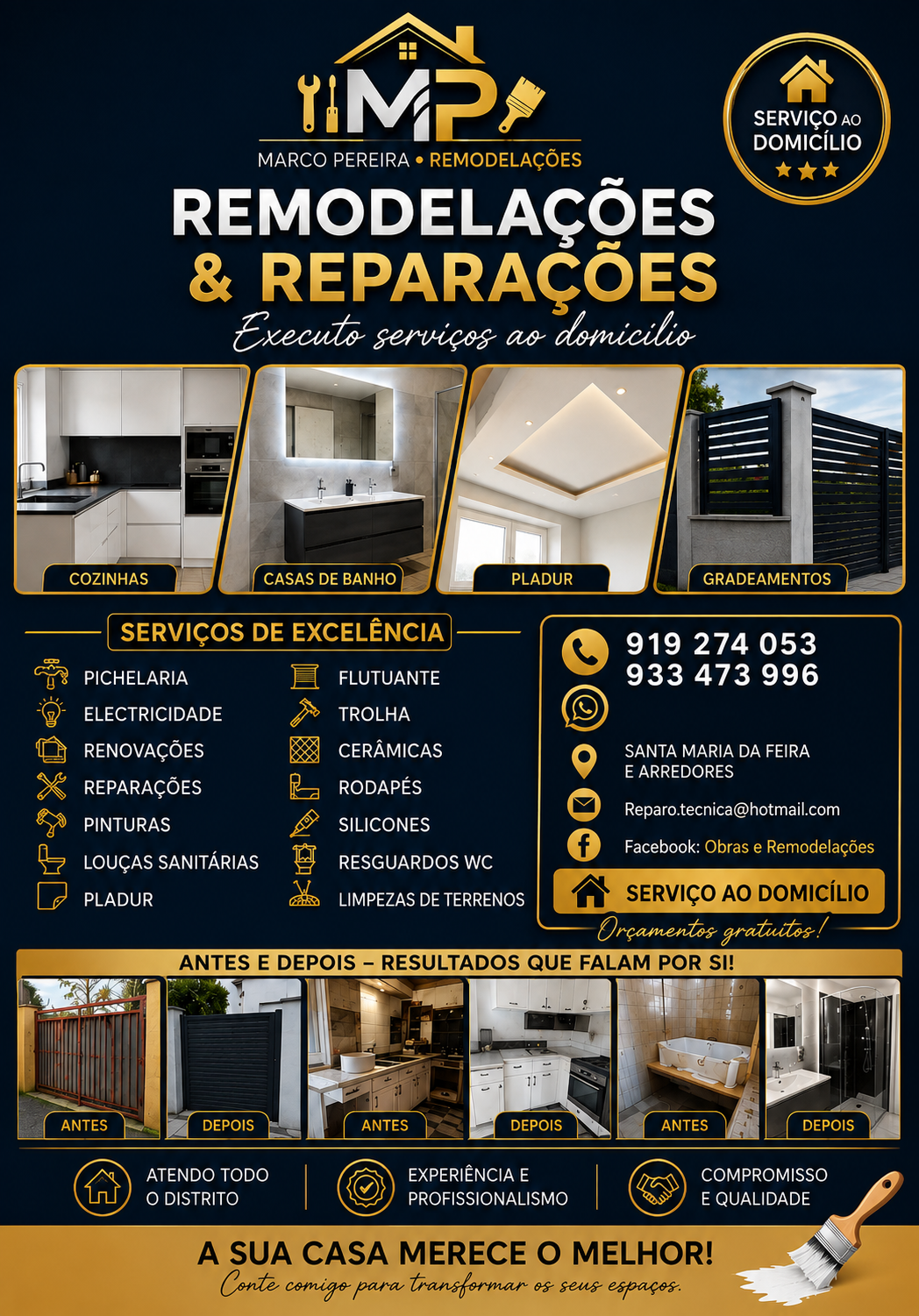 Obras & remodelações 