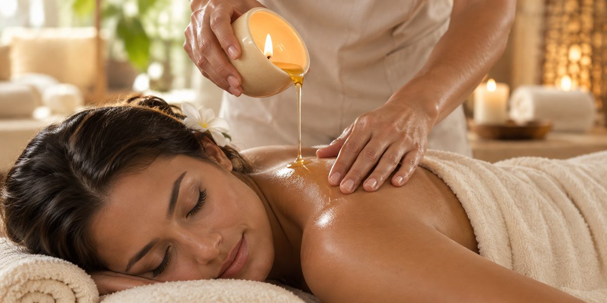 Massagem com velas
