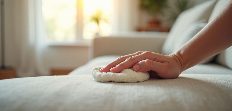 Como limpar um sofá de tecido em casa?