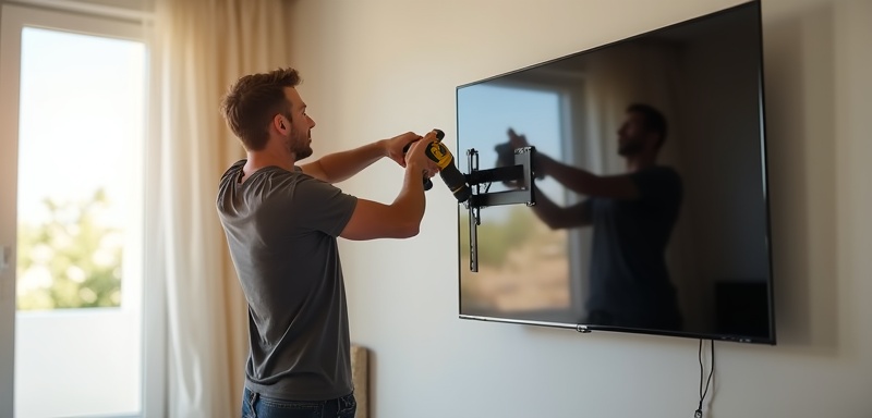 Como pendurar uma televisão na parede com segurança?