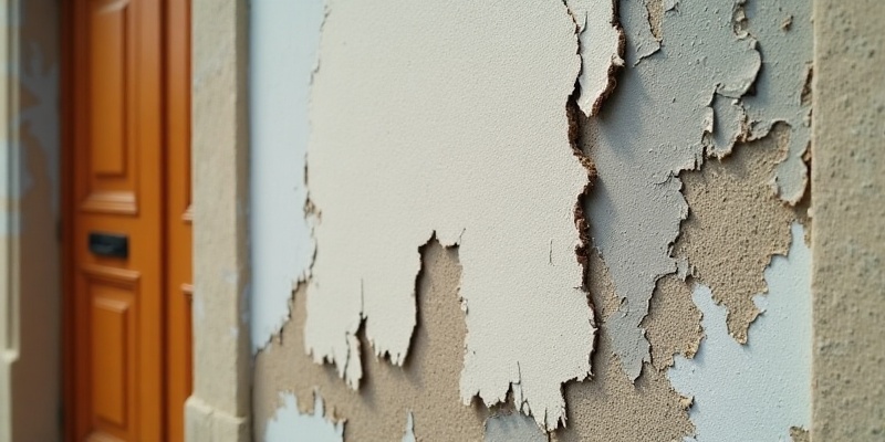 A tinta exterior começou a descascar depois das chuvas: pintar já ou esperar?